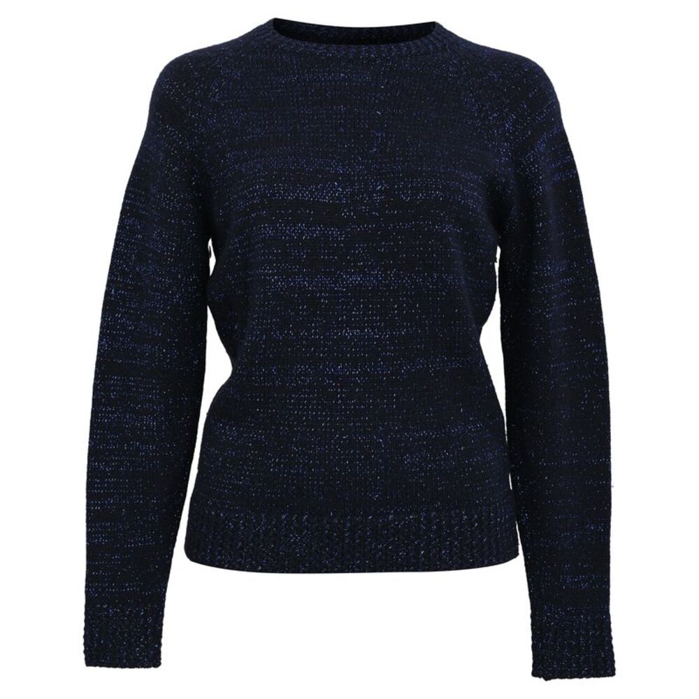 A.P.C Cable Knit Sweater in Navy Blue Wool